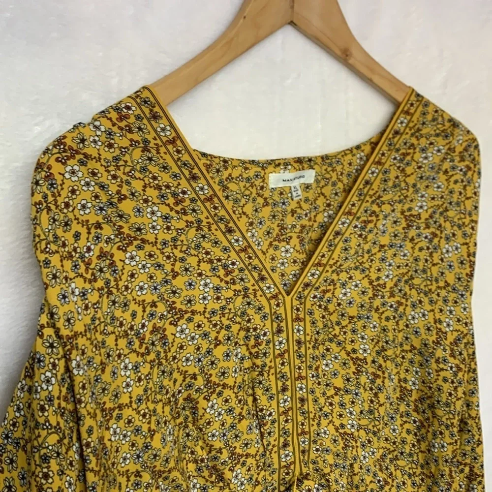 Max studio Floral Blouse - Picture 5 of 9